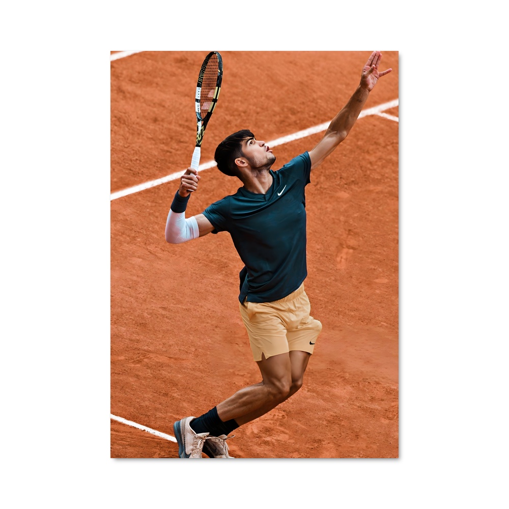 Poster Carlos alcaraz repousser